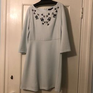 Banana Republic Dress w/jeweled neckline, 10